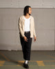 Saint Morta Knitted Long Sleeve Button Up Shirt Tan