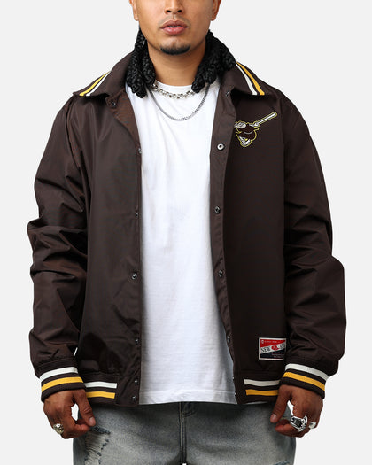 New Era San Diego Padres Throwback Jacket Brown