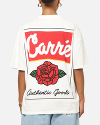 Carre Rose Box T-Shirt Off White