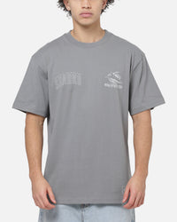 Bleacher Athletic Cronulla Sharks NRL Attrition Solid T-Shirt Grey