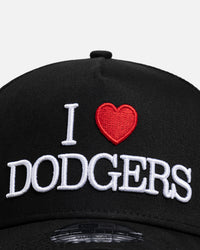 New Era Los Angeles Dodgers 'Lovers' 9FORTY A-Frame Snapback Black