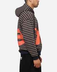 X-Large Mocha Captain Zip Hoodie Black