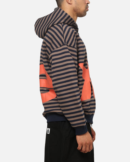 X-Large Mocha Captain Zip Hoodie Black
