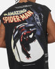 73Studio Marvel Spotlight Muscle T-Shirt Black Acidwash