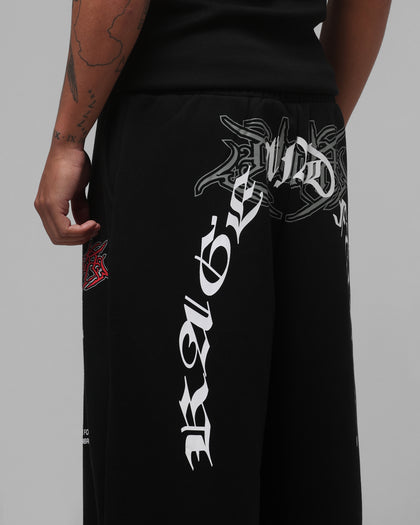 Loiter Team Wipe Sweat Pants Black