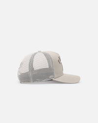 Pro Standard Vegas Golden Knights Pinch Front Trucker Snapback Taupe