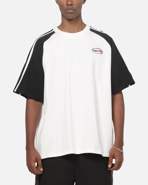Carre Raglan Stripe T-Shirt White