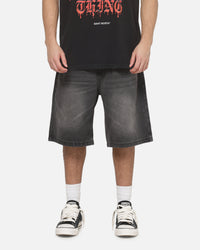 Saint Morta Amplus Devotion Denim Jorts Black Shadow