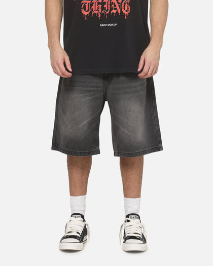 Saint Morta Amplus Devotion Denim Jorts Black Shadow