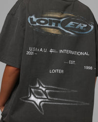 Loiter Speedform T-Shirt Black Wash