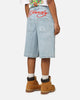 Ed Hardy Dragon Jorts Light Blue