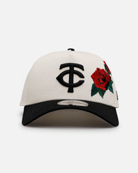 New Era Minnesota Twins 'Chrome Black Roses' 9FORTY A-Frame Snapback Chrome/Black