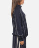 Carre New York City Series Quarter Zip Crewneck Navy