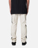 MNML Leather Moto Pants White/Black