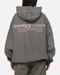 XXII Collectives Hoodie Charcoal/Pink