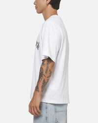 Majestic Athletic New York Yankees Blackletter Arch Cropped T-Shirt White