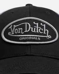 Von Dutch Originals Trucker Snapback Black/White