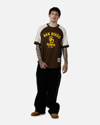 Pro Standard San Diego Padres Double Knit Raglan T-Shirt Brown