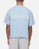 Adidas Vintage All Over Print T-Shirt Light Blue