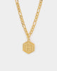 Raising Hell Women's Letter Anklet Gold