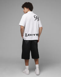 Loiter United Polo T-Shirt Off White