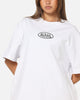 Von Dutch Distressed Embroidered Patch T-Shirt White