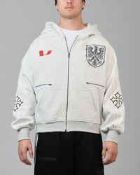 Loiter Imperial Zip Hoodie Grey