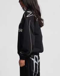 Loiter Racer Nylon Jersey Crewneck Black