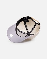 New Era Los Angeles Lakers 'Chrome Grey' 9FORTY A-Frame Snapback White/Silver
