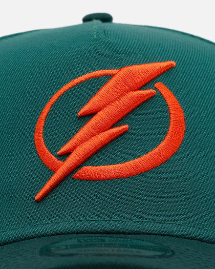 New Era Tampa Bay Lightning 'Citrus 2.0' 9FORTY A-Frame Snapback Dark Green/Orange