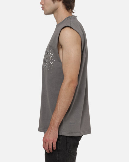 Saint Morta Medievil Oversized Muscle T-Shirt Washed Charcoal