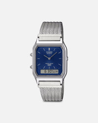 Casio AQ230EM-2A Watch Silver/Blue
