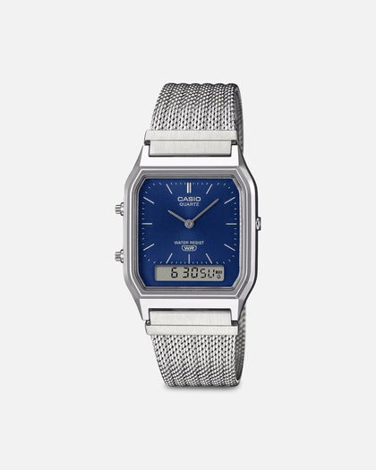 Casio AQ230EM-2A Watch Silver/Blue