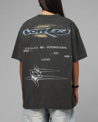 Loiter Speedform T-Shirt Black Wash