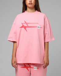 Loiter Hybrid Premium T-Shirt Pink