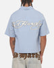 Ed Hardy Vandal Button Up Shirt Blue Check