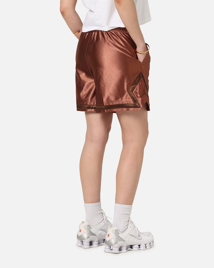 Jordan Women's Dri-FIT 4" Diamond Shorts Metallic Red