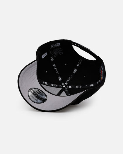 New Era Red Bull Racing 'Red Bull' 9FORTY A-Frame Corduroy Snapback Black/Gold