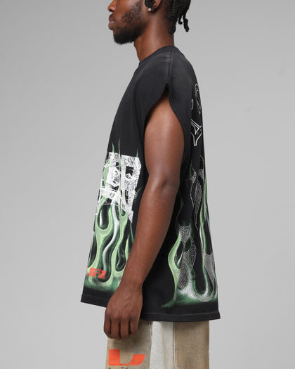 Loiter Inferno Muscle T-Shirt Black