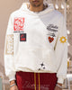Loiter Patchwork Hoodie Off White