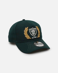 New Era Las Vegas Raiders 'Heritage Golf' Pre-Curved Golfer Snapback Cilantro Green