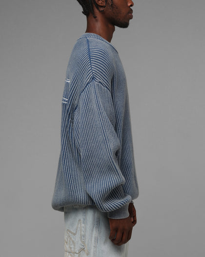 Loiter Star Born Knit Sweater Blue