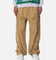 MNML Ultra Baggy Grid Lock Denim Pants Brown
