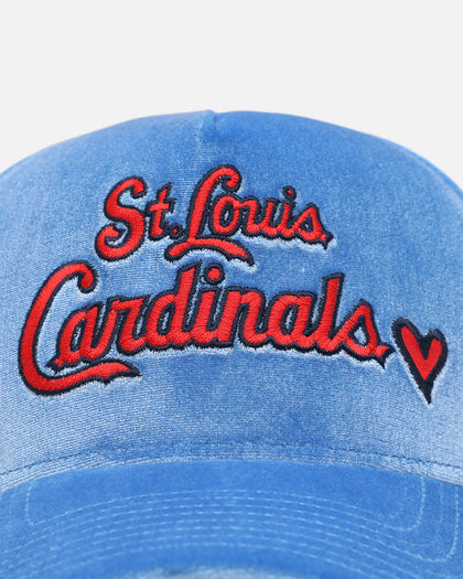 New Era St. Louis Cardinals 'Velvet Hearts' 9FORTY A-Frame Snapback Sky Blue