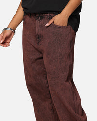 X-Large Bull Denim 91 Pant Burgundy
