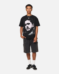 73Studio X Game Of Thrones Jon Snow Vintage T-Shirt Black Acidwash