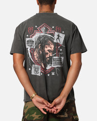 Culture Kings X WWE Roman Reigns Wrestlemania XLI Heavy T-Shirt Black Wash