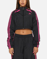 Adidas Women's Teamgeist Track Top Jacket Black/Pink