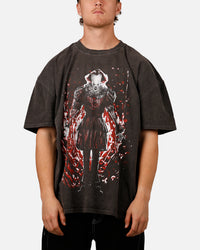 American Thrift X IT 'Horror Classics' The Dead Lights Heavy T-Shirt Black Wash