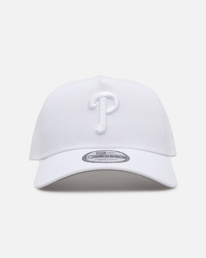 New Era Philadelphia Phillies 'Easy White' 9FORTY A-Frame Snapback White/White